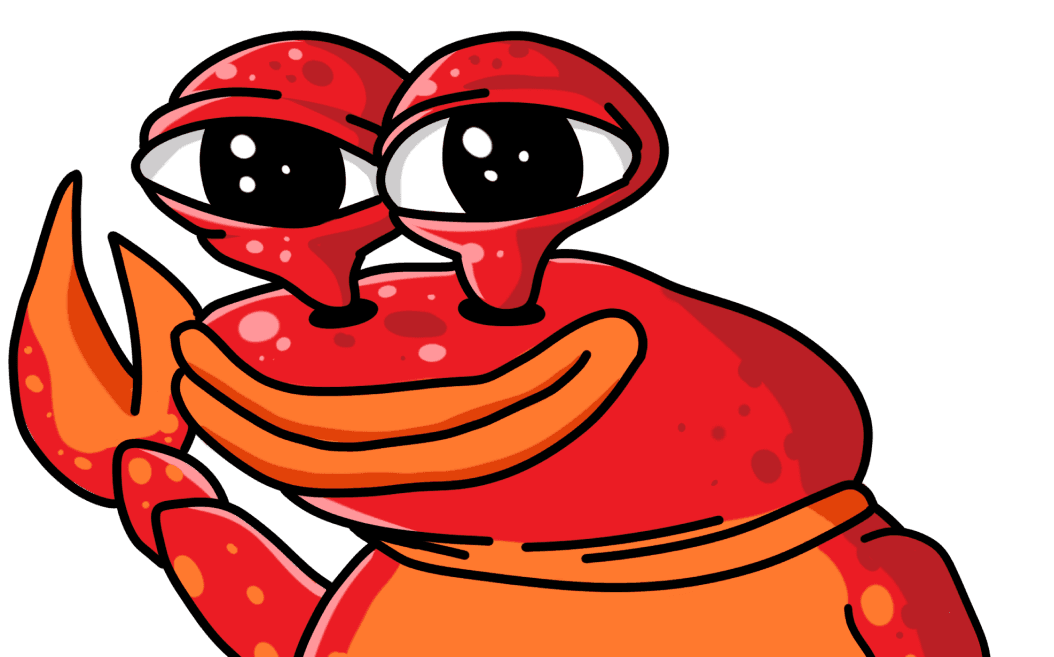 Crab mascot